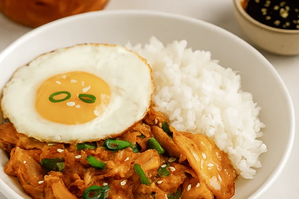 Pirított KIMCHI rizzsel